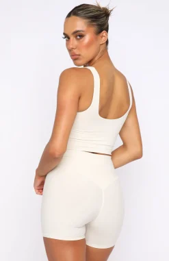 Sports Bras & Crops | White Fox Boutique Activation Sports Crop Stone nude