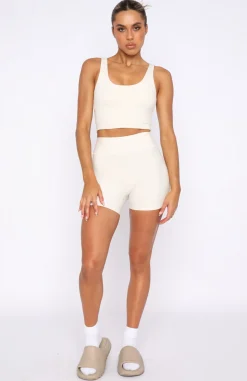Sports Bras & Crops | White Fox Boutique Activation Sports Crop Stone nude