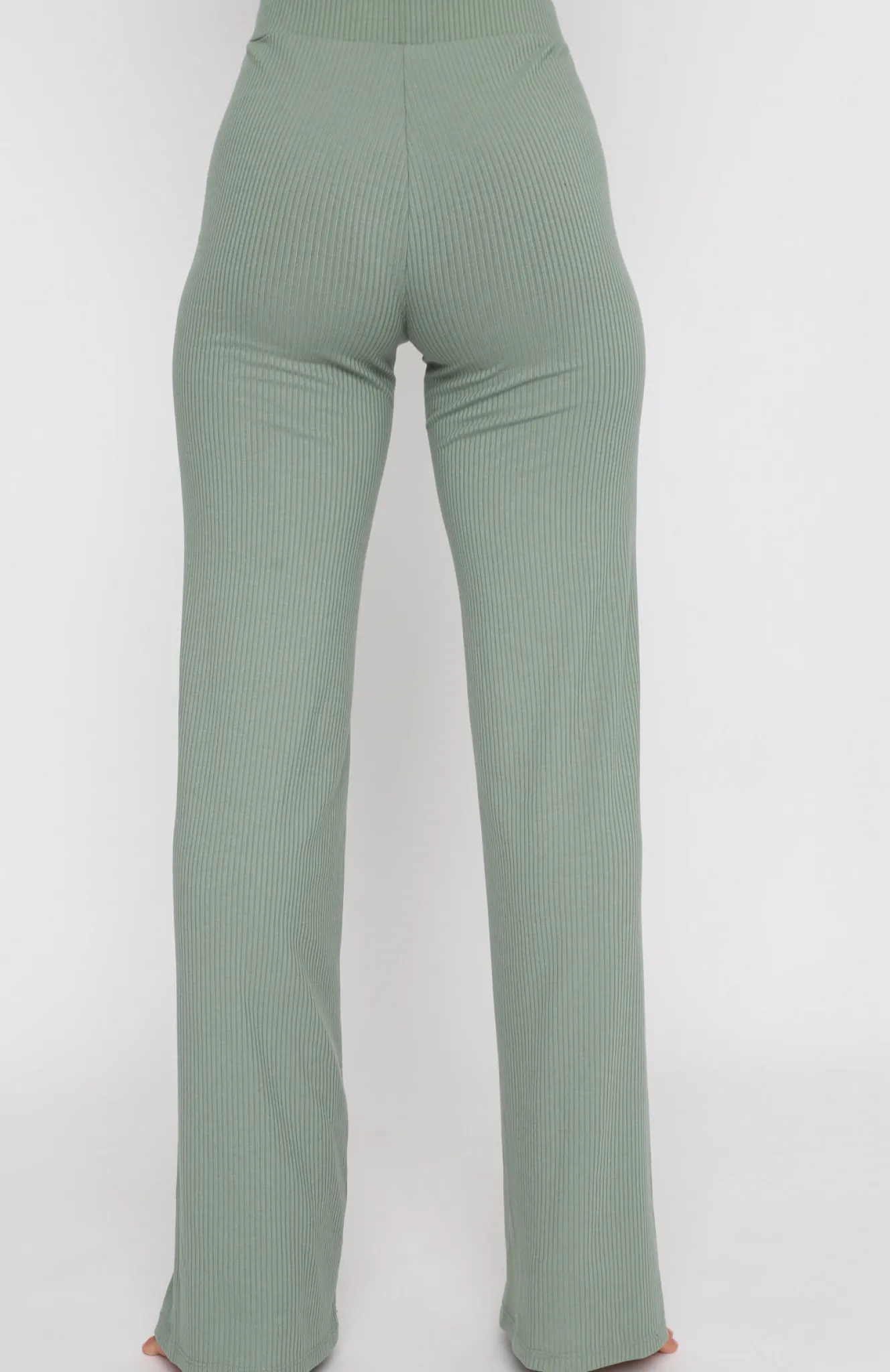 Pants | White Fox Boutique Adore You Ribbed Pants Sage green