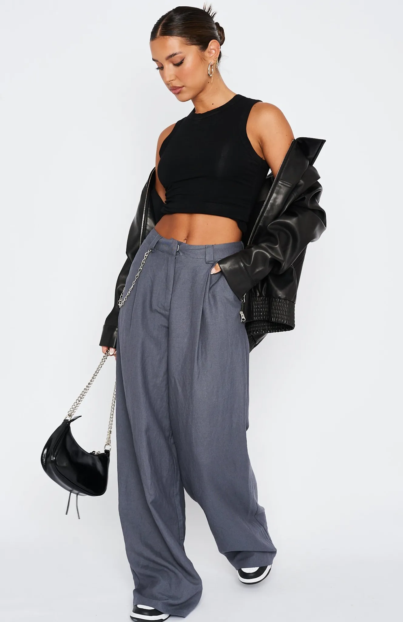 Pants | White Fox Boutique All About It Pants Charcoal grey