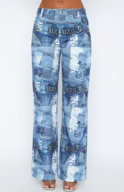 Pants | White Fox Boutique All Or Nothing Pant Chambray blue