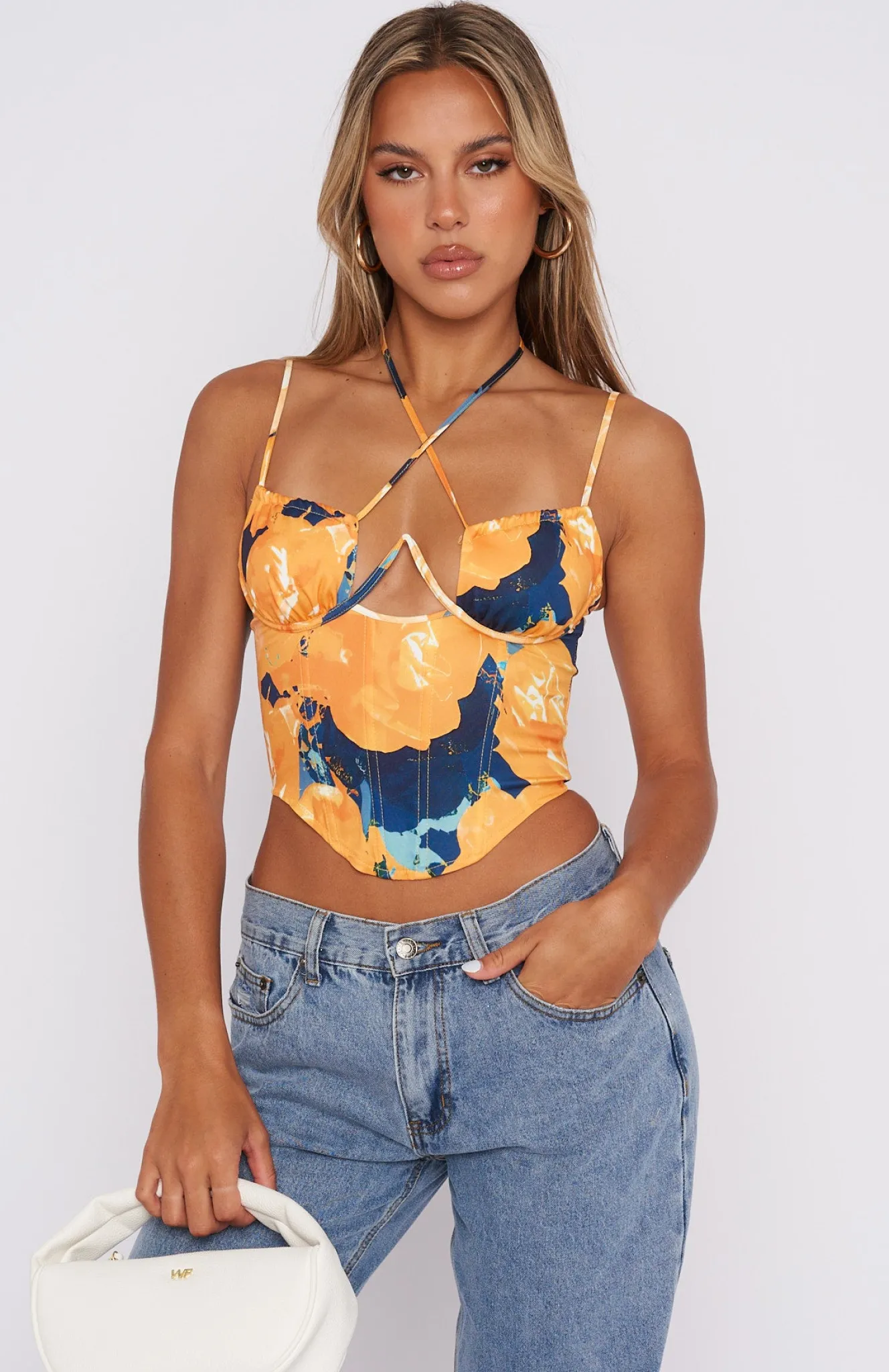 Shirts & Blouses | White Fox Boutique All Time Favourite Bustier Citrine orange