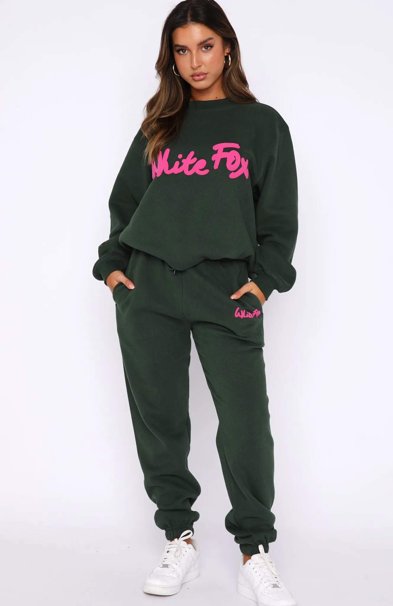 Jackets & Blazers | White Fox Boutique All Time Favourite Oversized Sweater Dark green