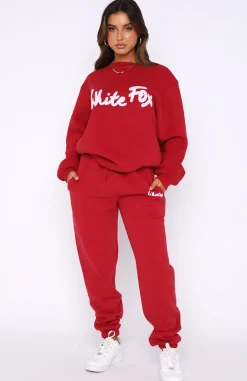 Jackets & Blazers | White Fox Boutique All Time Favourite Oversized Sweater red