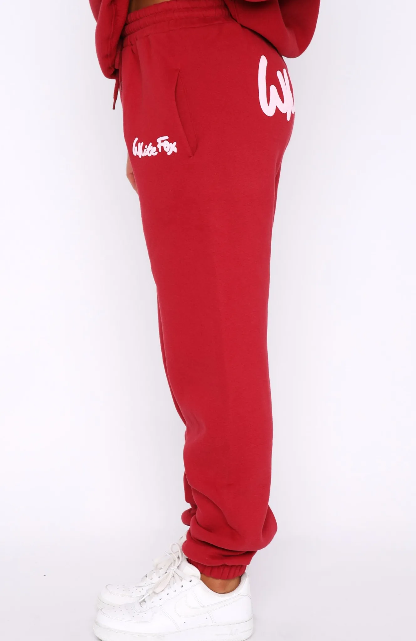 Sweatpants | White Fox Boutique All Time Favourite Sweatpants red