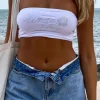 Shirts & Blouses | White Fox Boutique All You Got Strapless Crop white