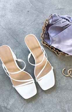 Heels | White Fox Boutique All You Wanted Mules white