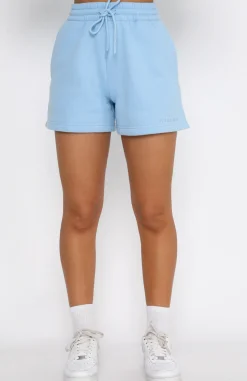 Shorts | White Fox Boutique Along For The Ride Lounge Shorts Ice blue