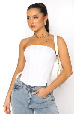 Shirts & Blouses | White Fox Boutique Always A Good Idea Bustier white