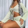 Shirts & Blouses | White Fox Boutique Always Daydreaming Long Sleeve Crop Sage green