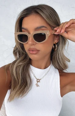 Sunglasses | White Fox Boutique Amalfi Sunglasses Sand nude
