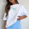 Shirts & Blouses | White Fox Boutique Another Dimension Oversized Tee white