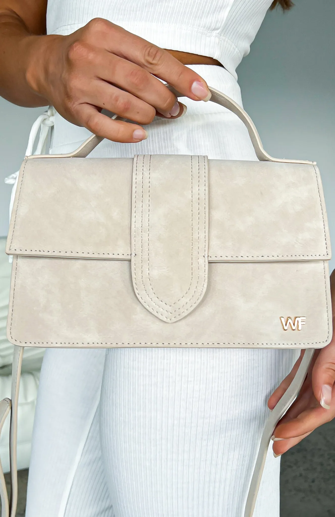 Bags | White Fox Boutique Ansley Bag Suede nude