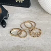 Jewellery | White Fox Boutique Asha Ring Set gold