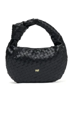 Bags | White Fox Boutique Audrey Woven Bag black