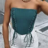 Shirts & Blouses | White Fox Boutique Because I Can Bustier Forest green