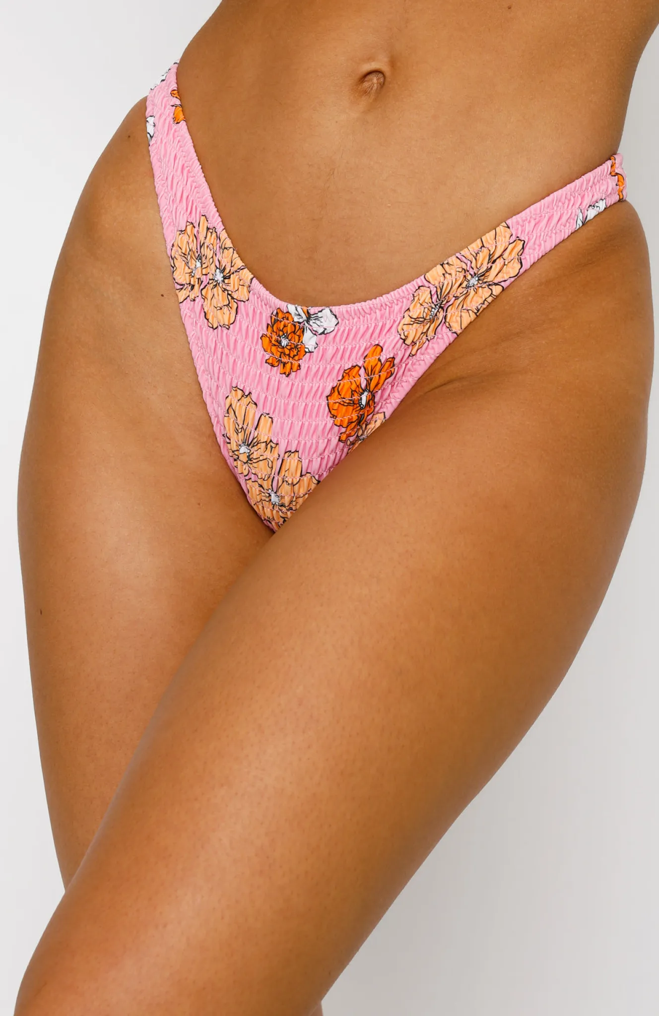 Bikini Bottoms | White Fox Boutique Belmont Bottoms Bloom pink