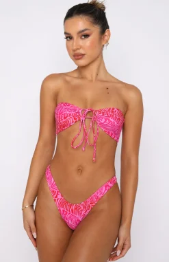 Bikini Bottoms | White Fox Boutique Belmont Bottoms Retro Revival pink