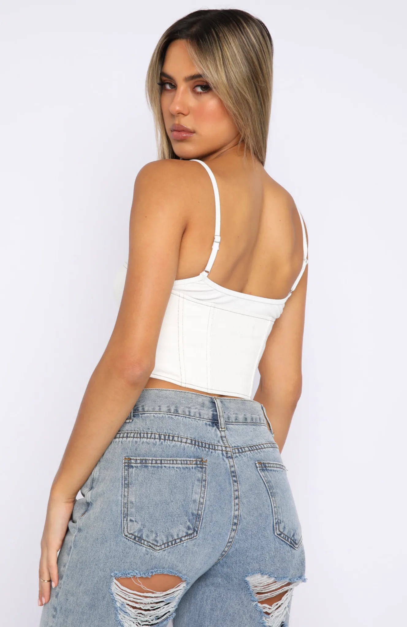 Shirts & Blouses | White Fox Boutique Best Day Ever Bustier Off white