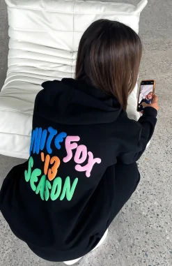 Jackets & Blazers | White Fox Boutique Best Is Yet To Come Oversized Hoodie black