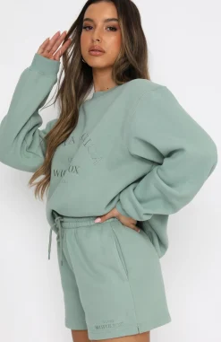 Jackets & Blazers | White Fox Boutique Best Of Both Oversized Sweater Sage green
