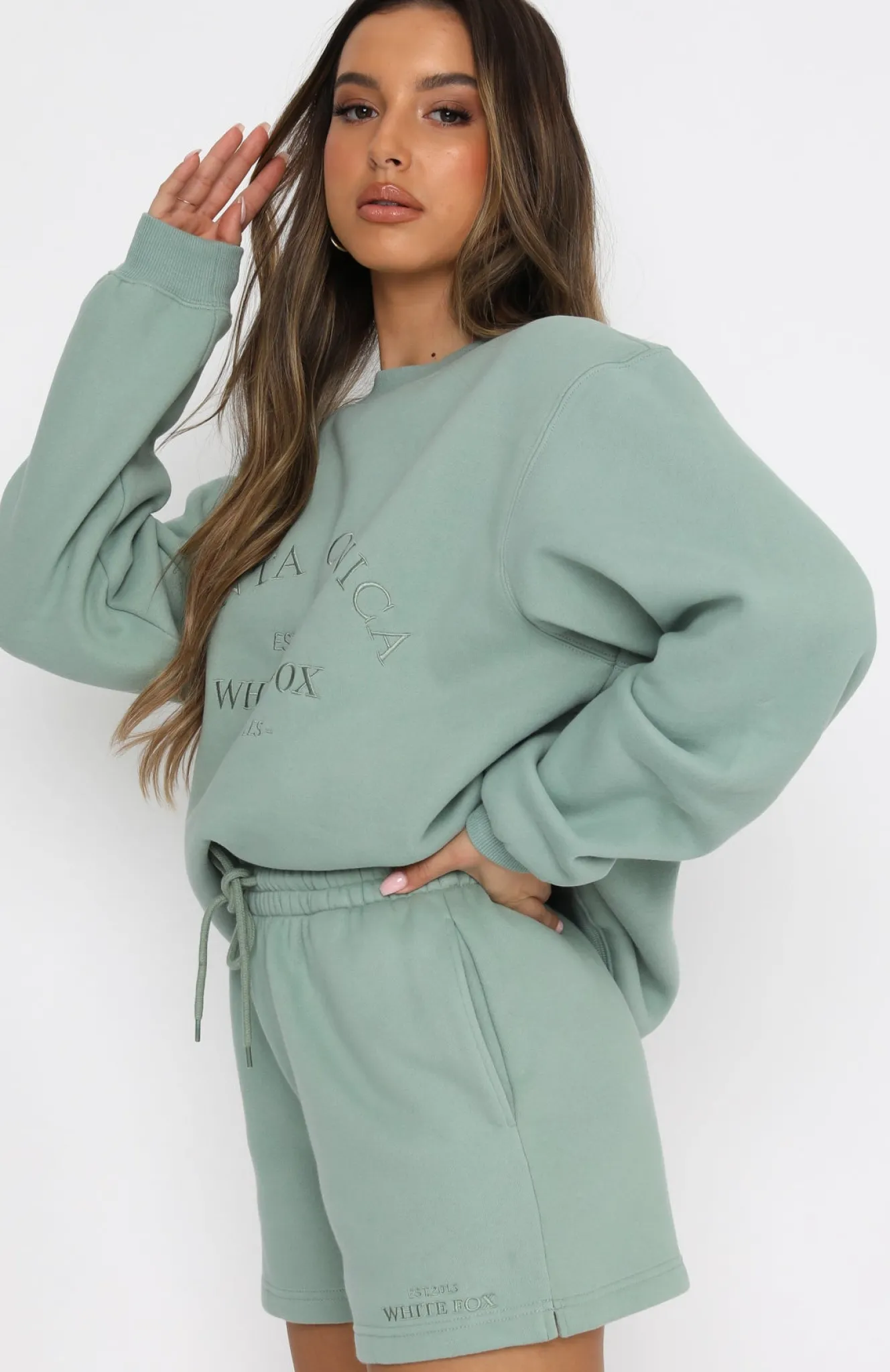 Jackets & Blazers | White Fox Boutique Best Of Both Oversized Sweater Sage green