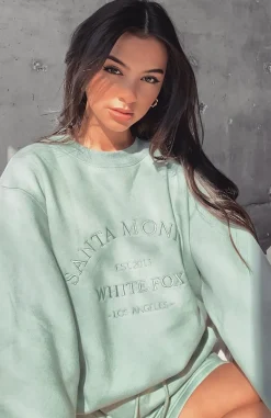 Jackets & Blazers | White Fox Boutique Best Of Both Oversized Sweater Sage green