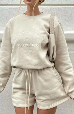Jackets & Blazers | White Fox Boutique Best Of Both Oversized Sweater Sand nude