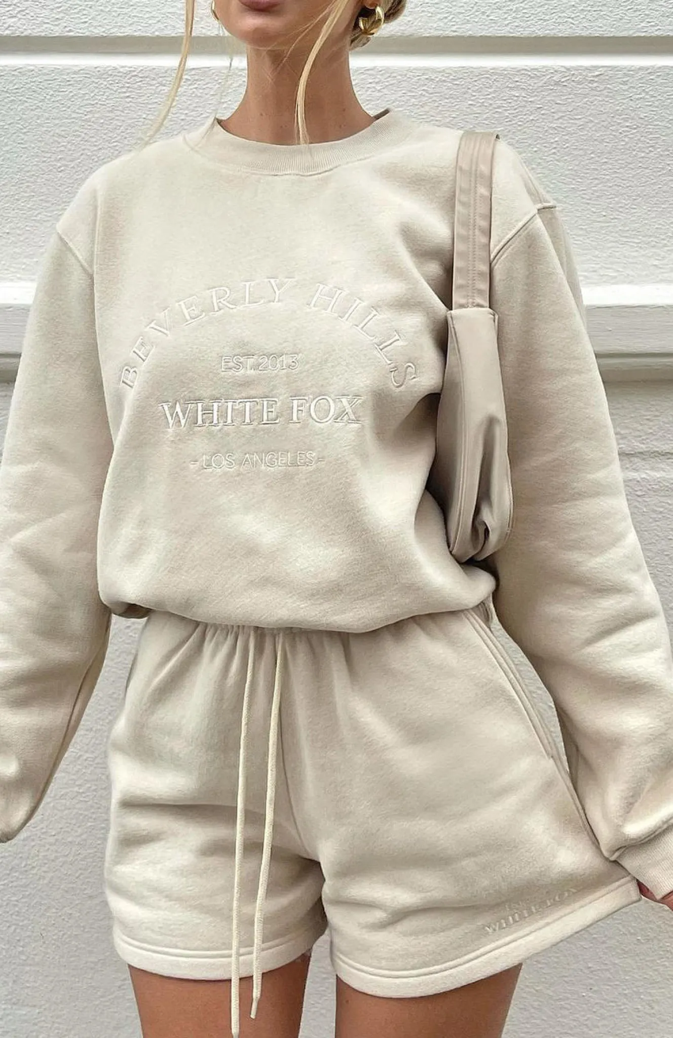 Jackets & Blazers | White Fox Boutique Best Of Both Oversized Sweater Sand nude