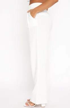 Pants | White Fox Boutique Beyond Reach Pants white