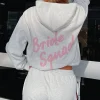 Jackets & Blazers | White Fox Boutique Bride Squad Oversized Hoodie Marle grey