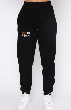 Sweatpants | White Fox Boutique Brighter Days Sweatpants black