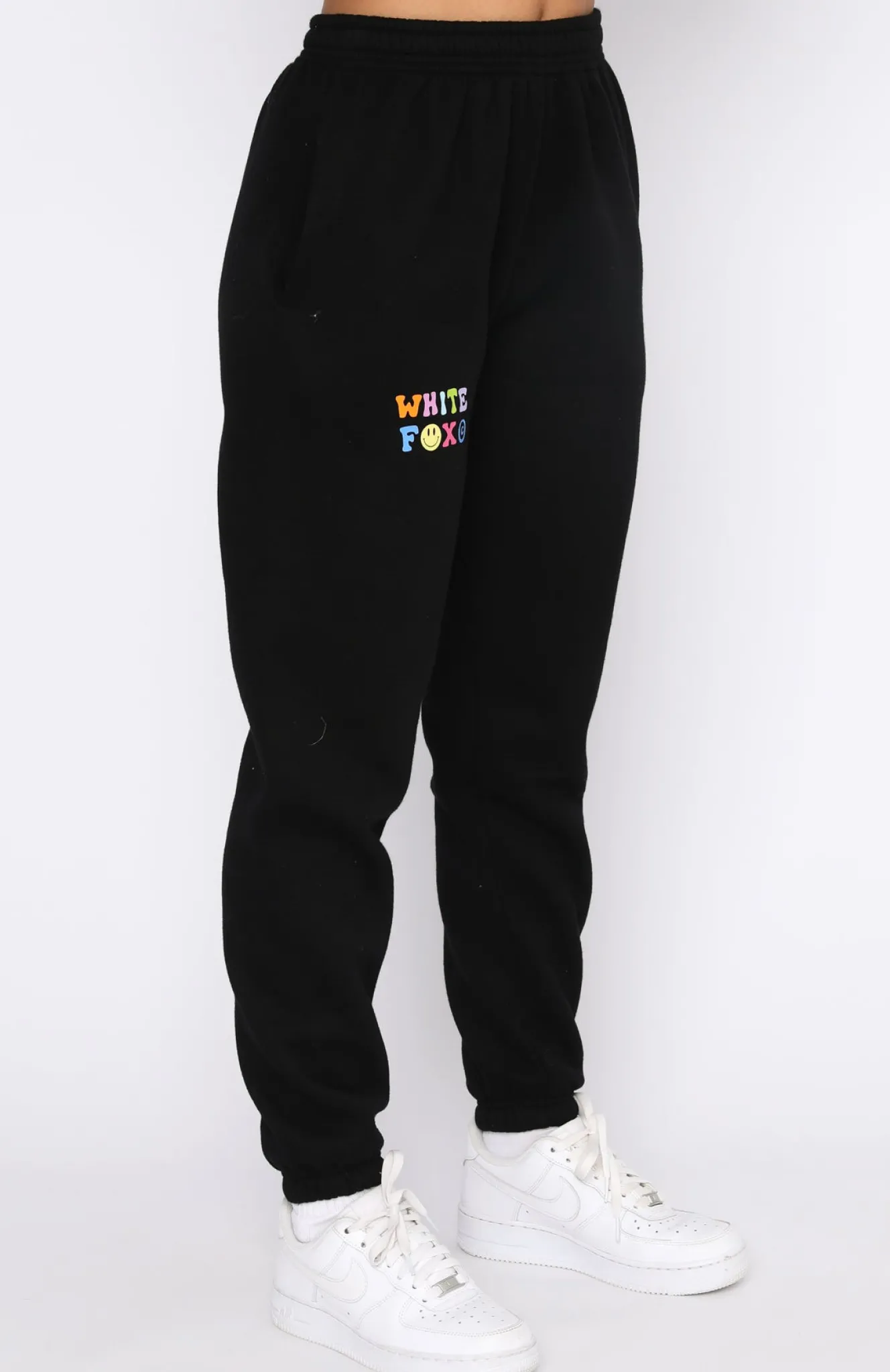 Sweatpants | White Fox Boutique Brighter Days Sweatpants black