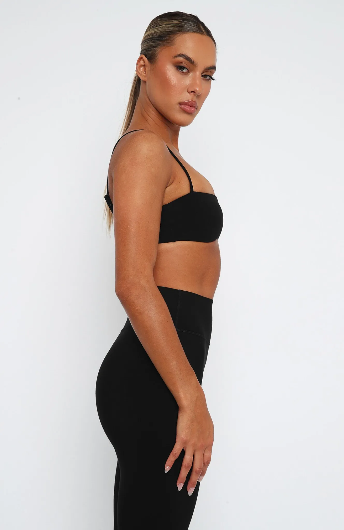 Sports Bras & Crops | White Fox Boutique Brixton Sports Bra black