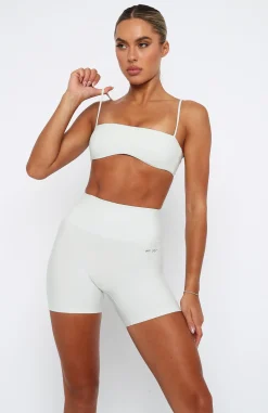 Sports Bras & Crops | White Fox Boutique Brixton Sports Bra Oyster white