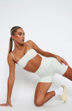 Sports Bras & Crops | White Fox Boutique Brixton Sports Bra Oyster white