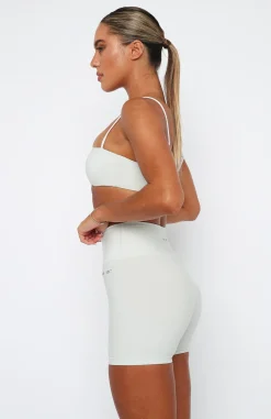 Sports Bras & Crops | White Fox Boutique Brixton Sports Bra Oyster white