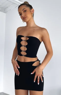 Restocked | White Fox Boutique Built Like This Mini Skirt black