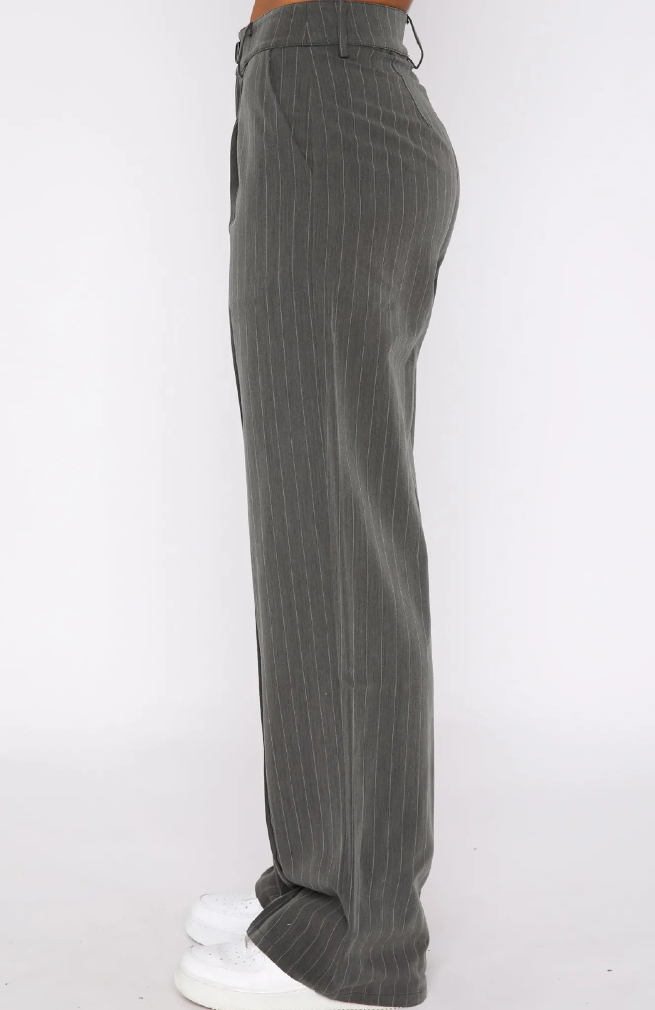 Pants | White Fox Boutique Busy Schedule Pants Stripe grey