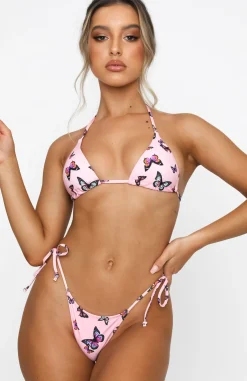 Bikini Bottoms | White Fox Boutique Cabo Bottoms Butterfly pink
