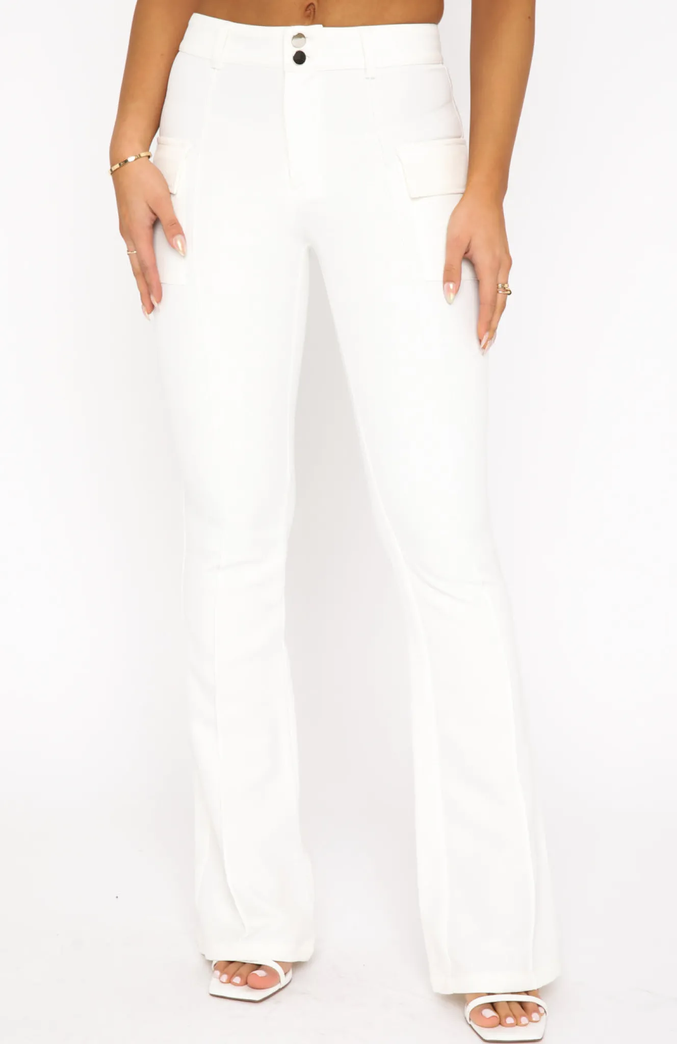 Pants | White Fox Boutique Call You Out Pants white