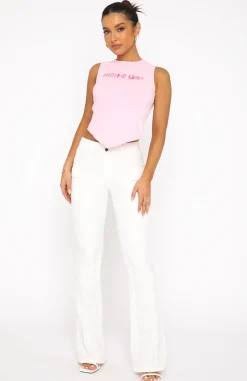 Pants | White Fox Boutique Call You Out Pants white