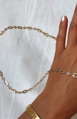 Jewellery | White Fox Boutique Candice Body Chain gold