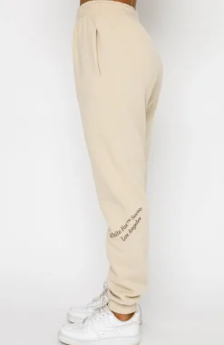 Sweatpants | White Fox Boutique Can't Get Enough Sweatpants Sand nude