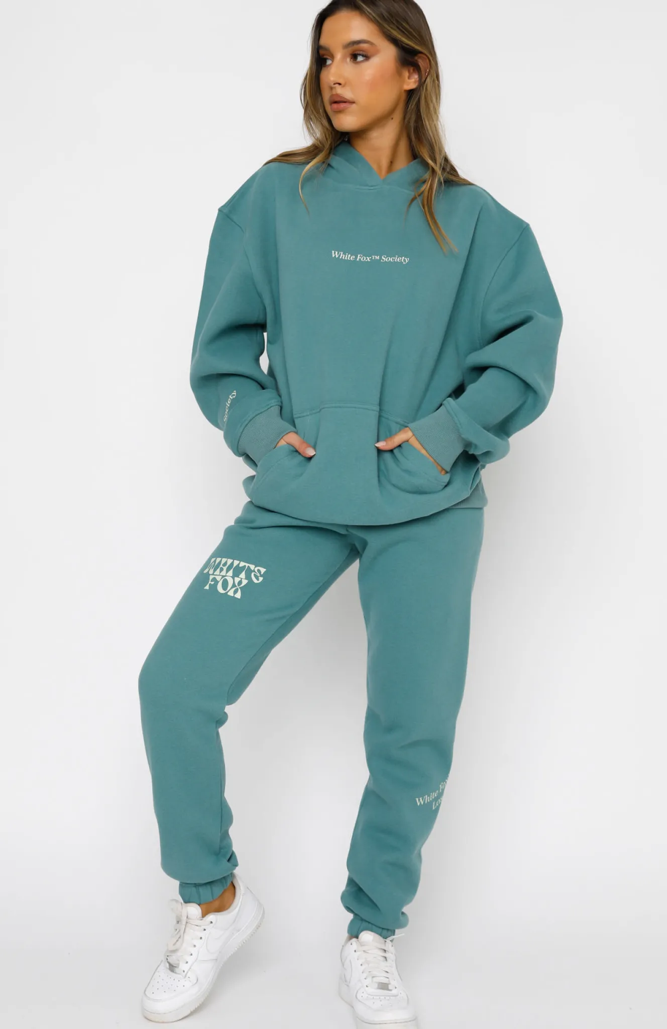 Sweatpants | White Fox Boutique Can't Get Enough Sweatpants Teal green