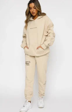 Sweatpants | White Fox Boutique Can't Get Enough Sweatpants Sand nude