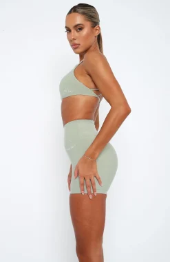 Shorts | White Fox Boutique Carter Bike Shorts Seamist green