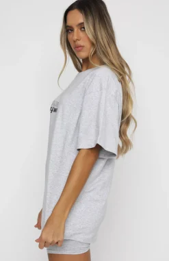 Shirts & Blouses | White Fox Boutique Catching Feelings Tee Marle grey