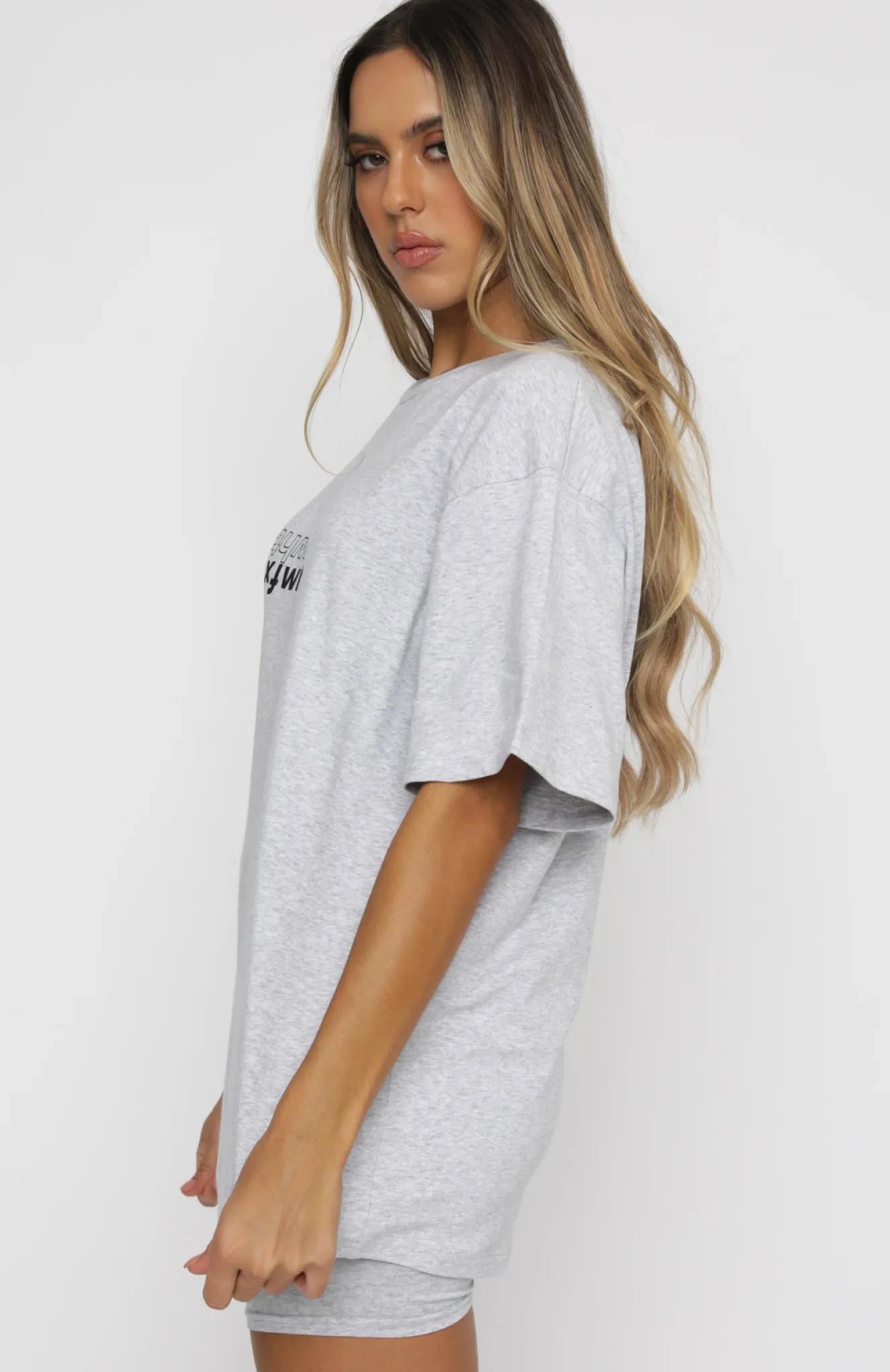 Shirts & Blouses | White Fox Boutique Catching Feelings Tee Marle grey