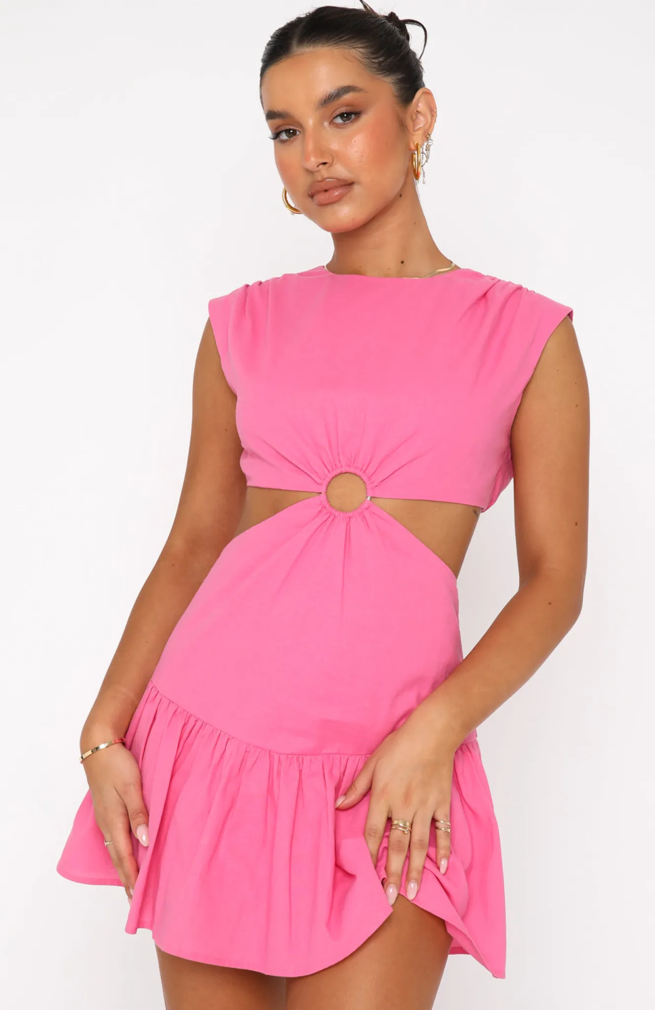 Restocked | White Fox Boutique Celebrate You Mini Dress pink